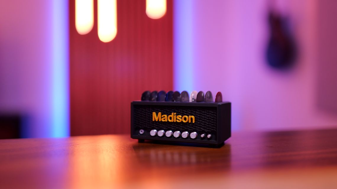 Guitar Pick Holder and Display Case - Soldano Amp Style